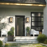 Black and Gold Indoor and Outdoor Wall Moderntique Light